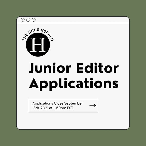 Junior Editor Applications!